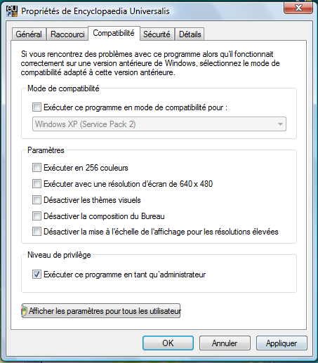 compatibilité